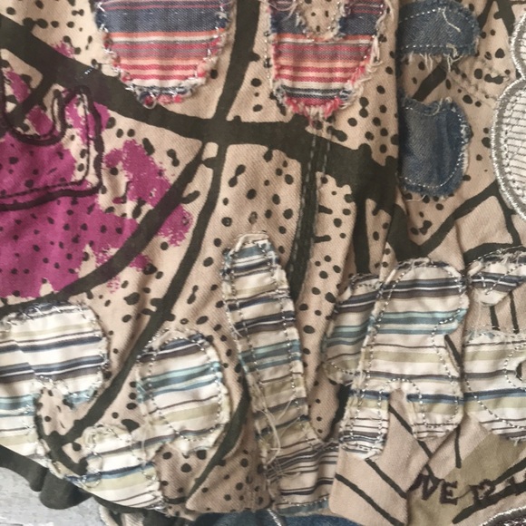 Desigual patchwork LOVE COLORS skirt - Picture 15 of 16